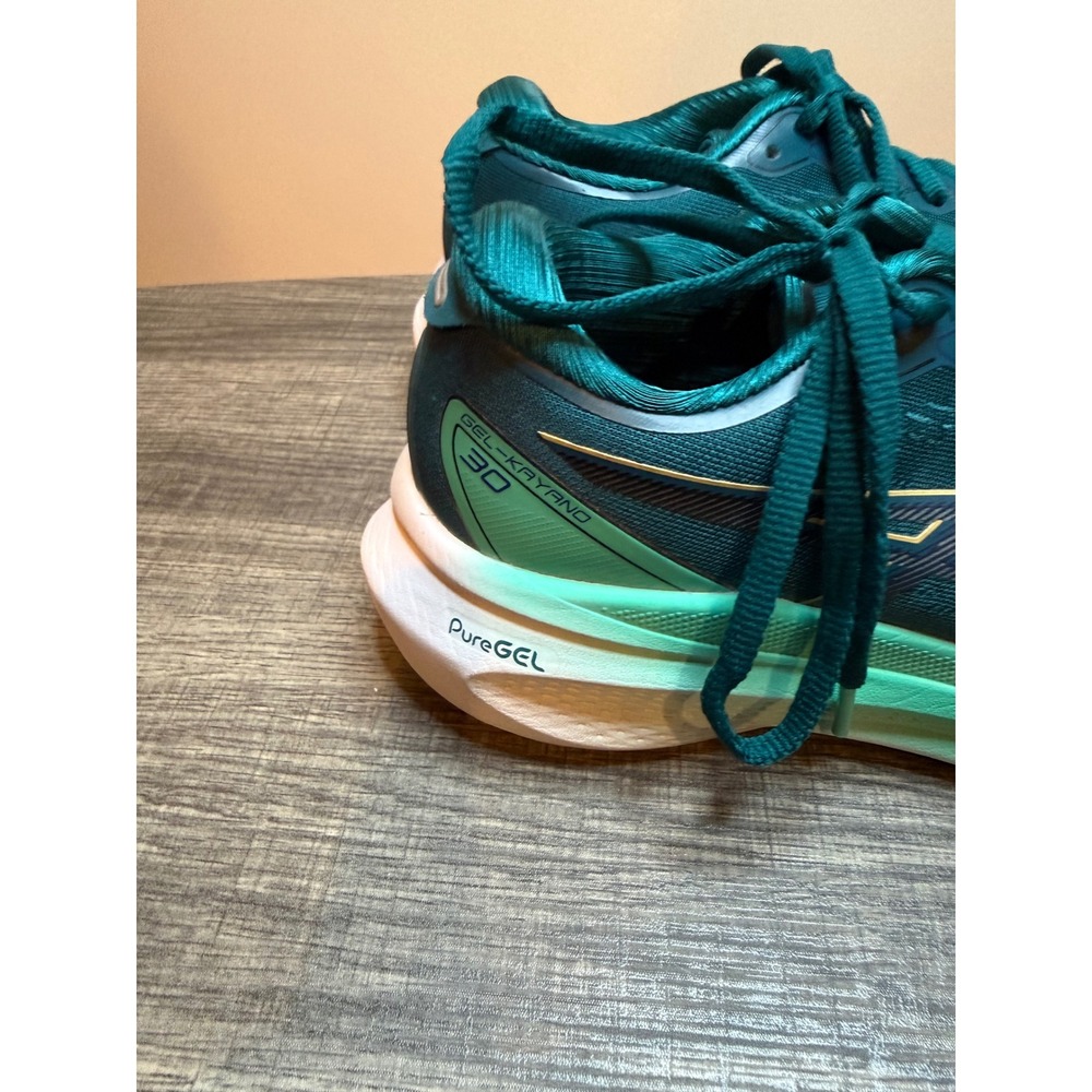 ASICS Gel-Kayano 30 Mens Running Shoes Teal Gold 1011B548 PureGEL FF Blast+ - Picture 3 of 7